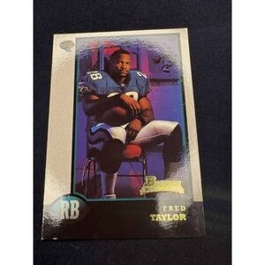 1994 Bowman Fred Taylor RC Rookie Card jacksonville jaguars Football NFL #18